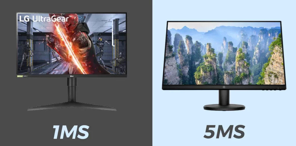 5ms vs 1ms Monitor