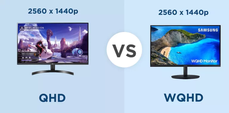 WQHD vs QHD Monitor Display: Which is better