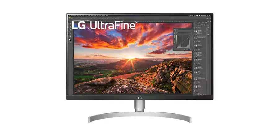 LG 27UN850-W Ultrafine UHD Monitor
