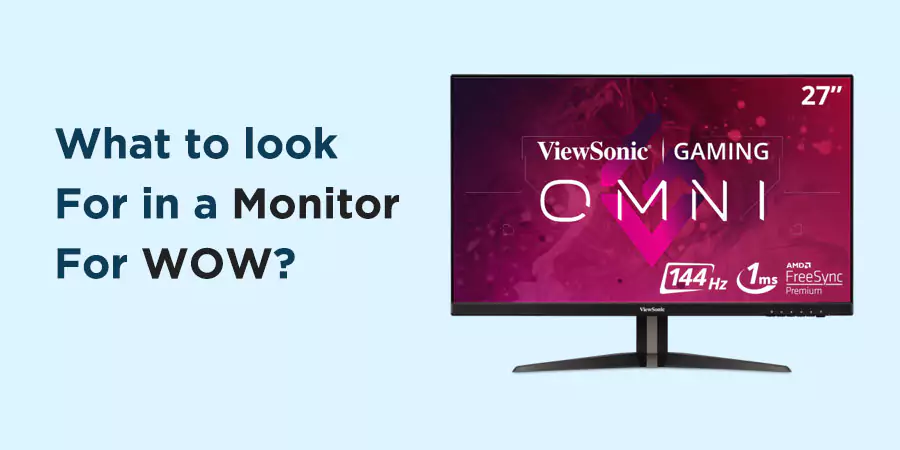 What to look for in a Monitor for WOW