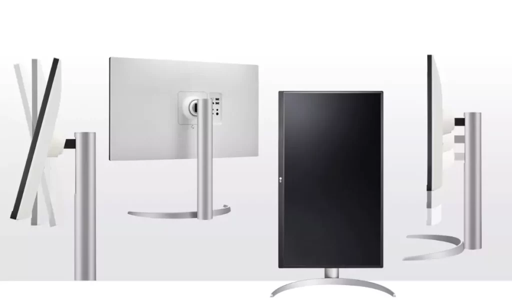 LG 27ul850-w vs 27ul650-w Monitors , Stand Movement