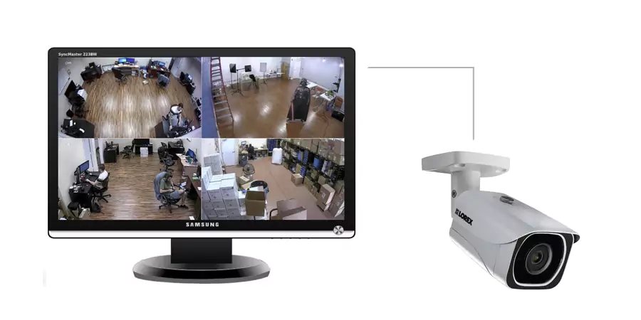 Security Camera With Monitor