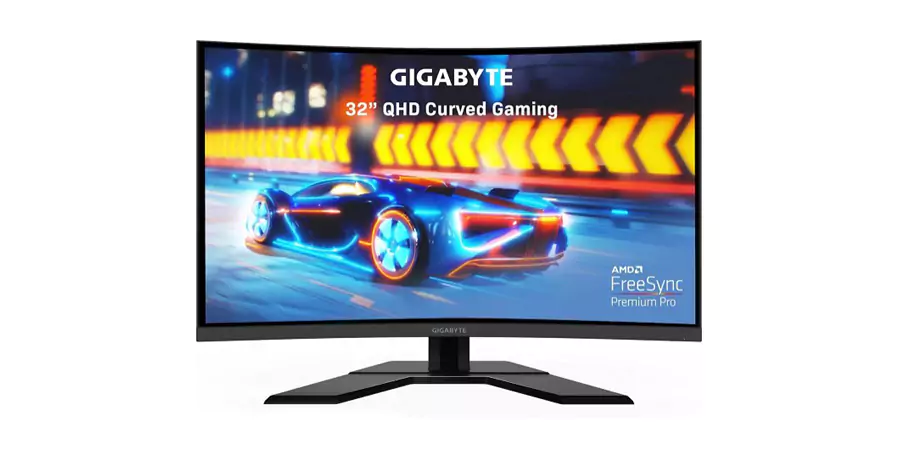 GIGABYTE G32QC A 165Hz 1440P Curved Gaming Monitor